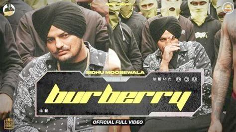 burberry lil lyrics|burberry sidhu moose wala.